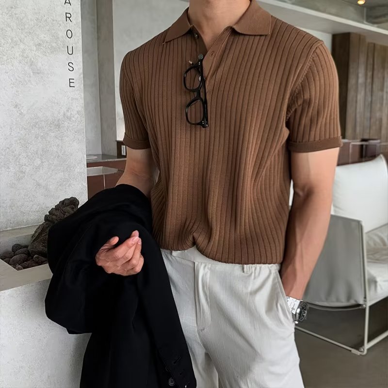 Knitted Polo Shirt