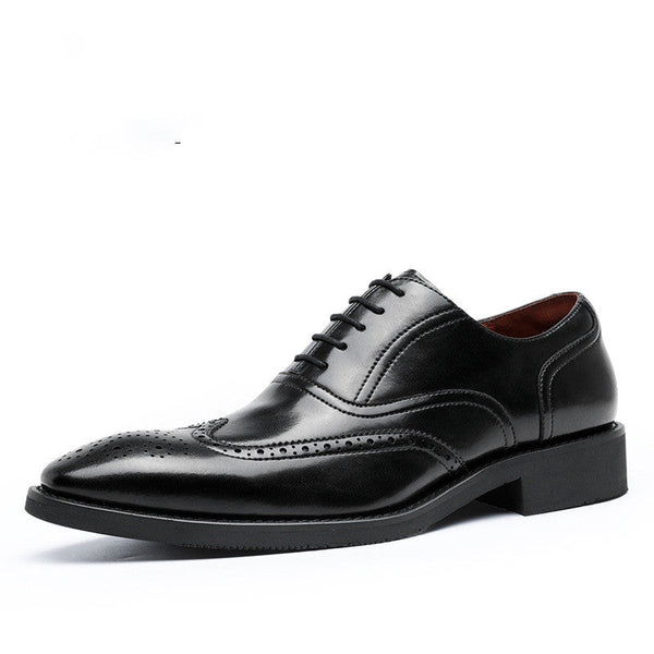 Sapatos sociais de couro Brogue Honn