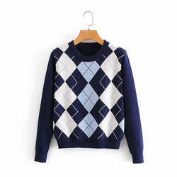 Patterned Pullover Sweater