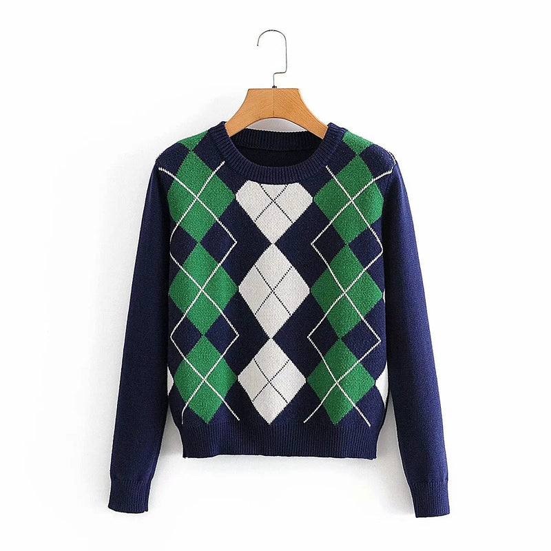 Patterned Pullover Sweater