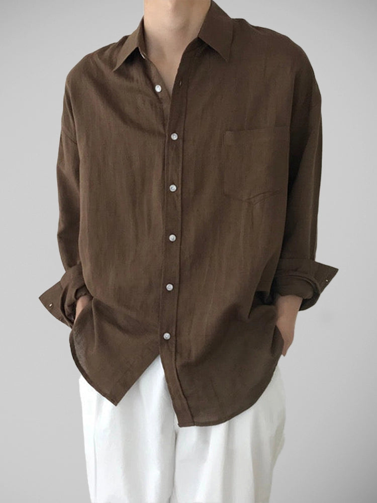 IKSAN Pocket Linen Shirt