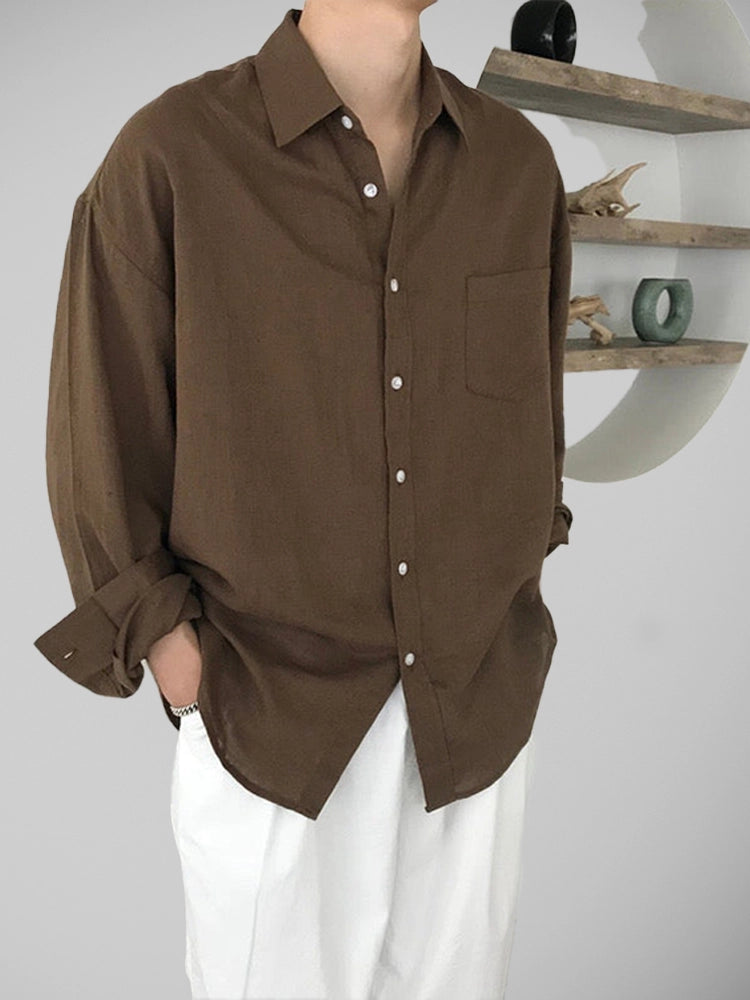 IKSAN Pocket Linen Shirt