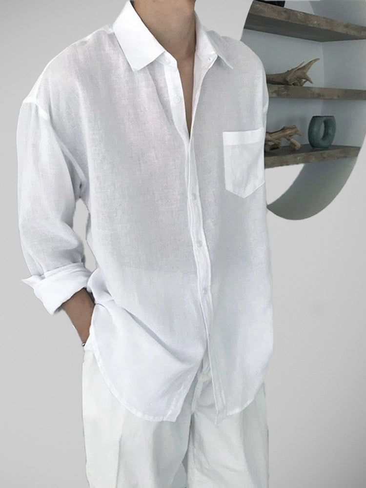 IKSAN Pocket Linen Shirt