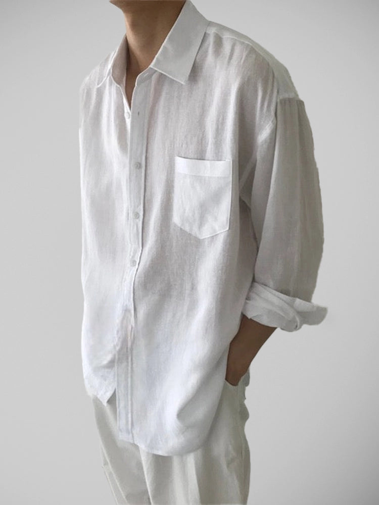 IKSAN Pocket Linen Shirt