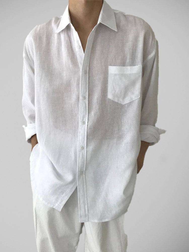 IKSAN Pocket Linen Shirt