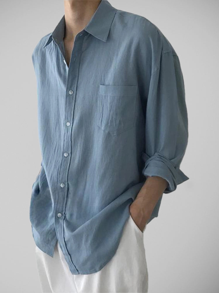 IKSAN Pocket Linen Shirt