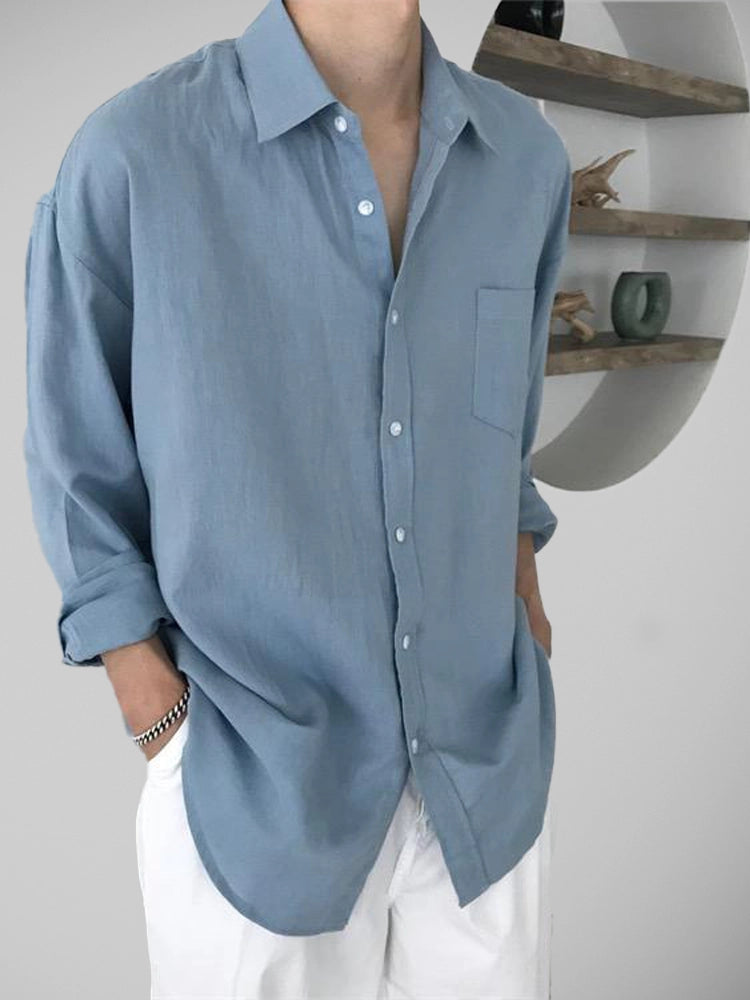 IKSAN Pocket Linen Shirt