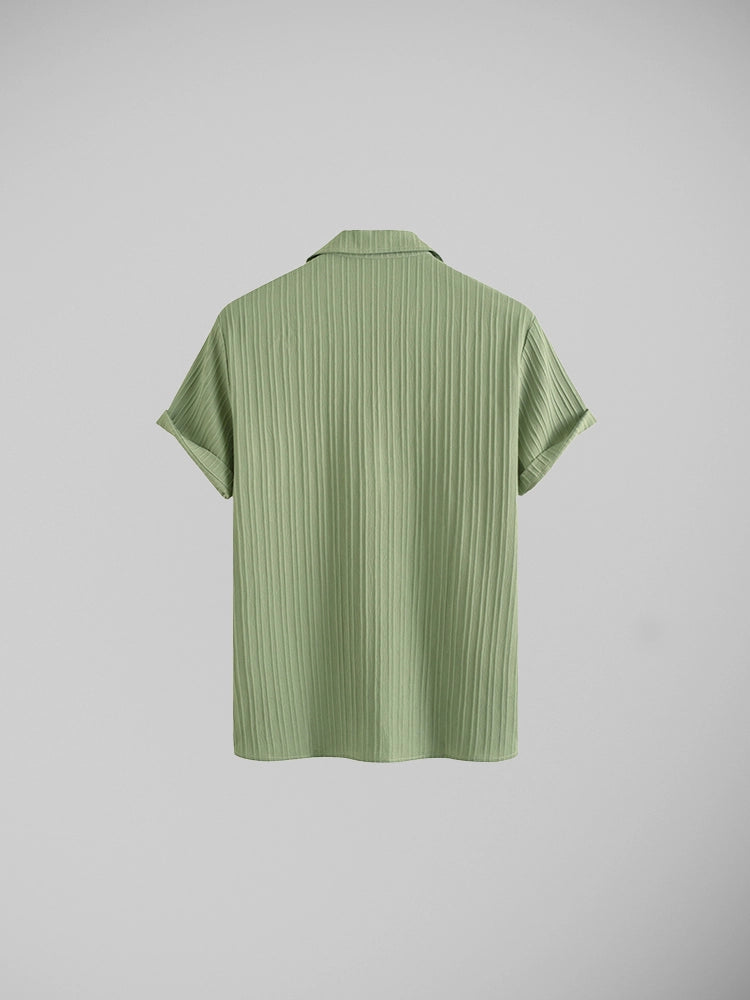 Green Double Striped Shirt