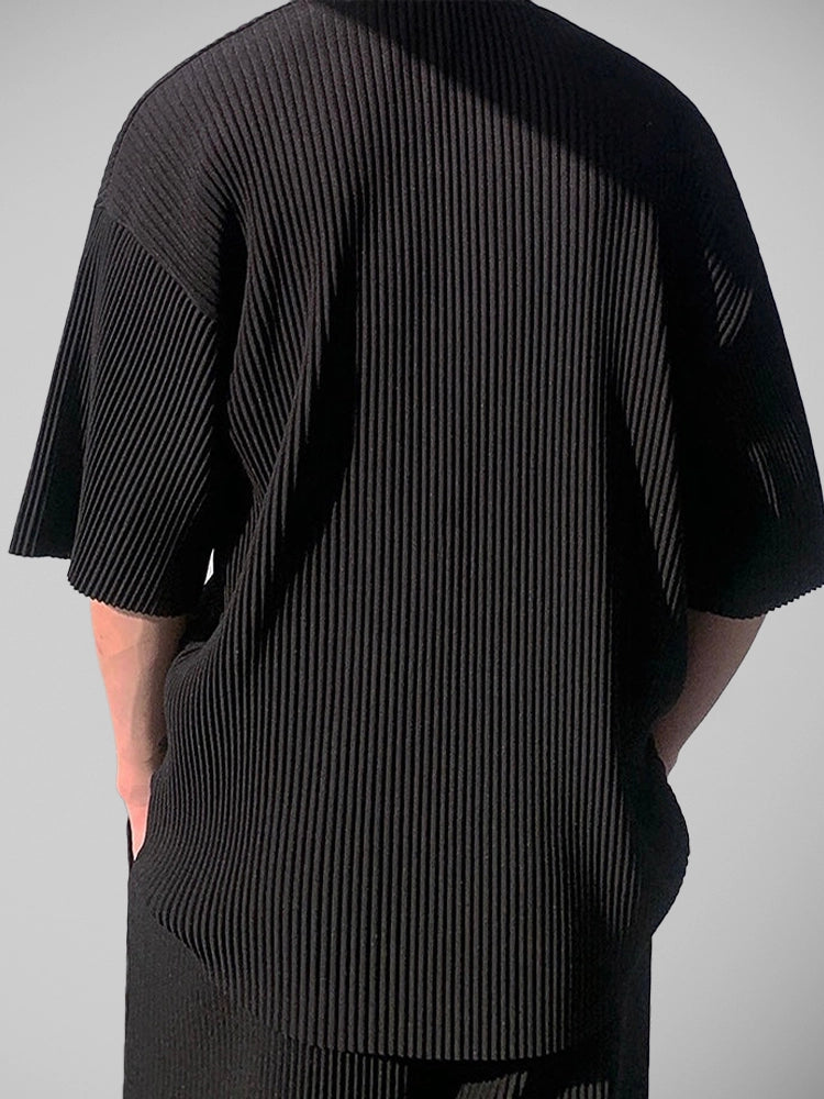 JINJU Oversize Pleated T-Shirt