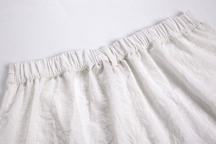 YANGJU Wide Leg Linen Pant