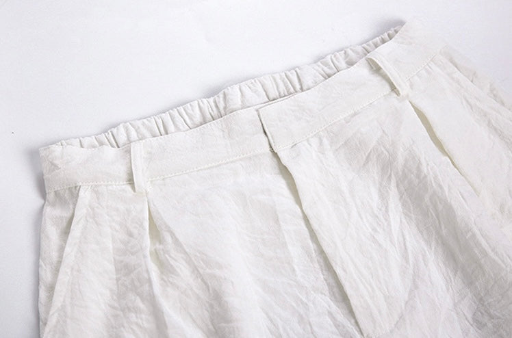 YANGJU Wide Leg Linen Pant