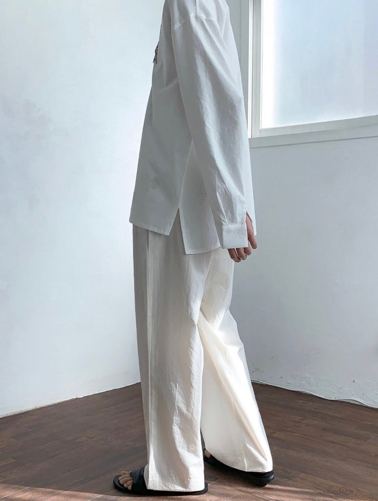 YANGJU Wide Leg Linen Pant